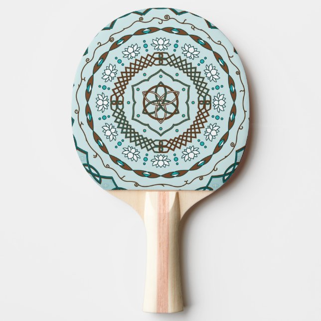 Lotus Weave Ping Pong Paddle (Front)
