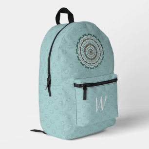 Lotus Weave Printed Backpack