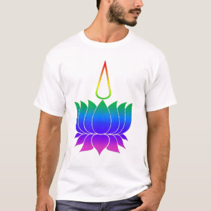Lotus With Namam, Gay Pride T-Shirt