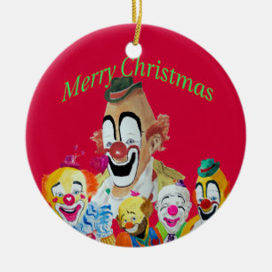 Lou Jacob Clown Christmas Ornament