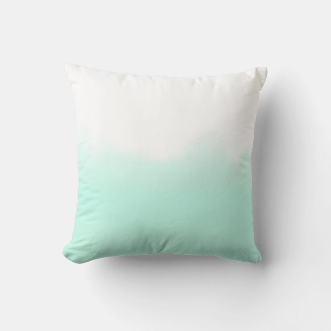 Lou Kirsten Series 1-Mint Throw Pillow (Front)