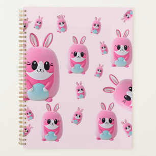"Lou Lou". A cuddly, pink creature Planner