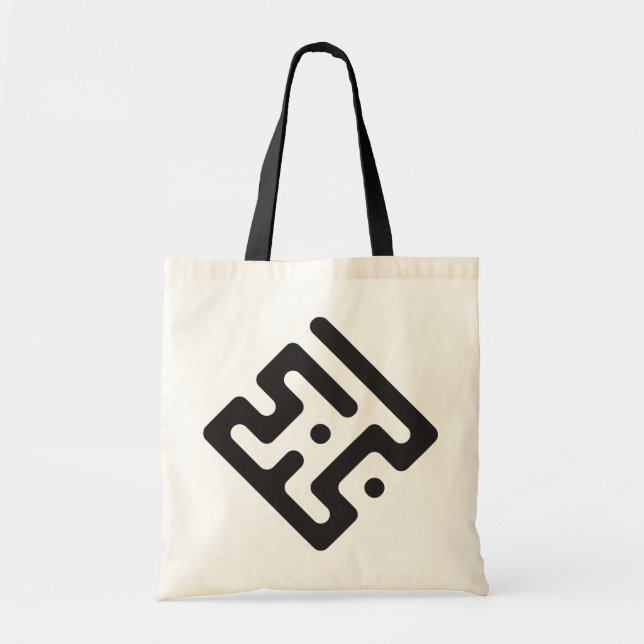 Loubna – Arabic Kufi Calligraphy Baby Bodysuit Tote Bag (Front)