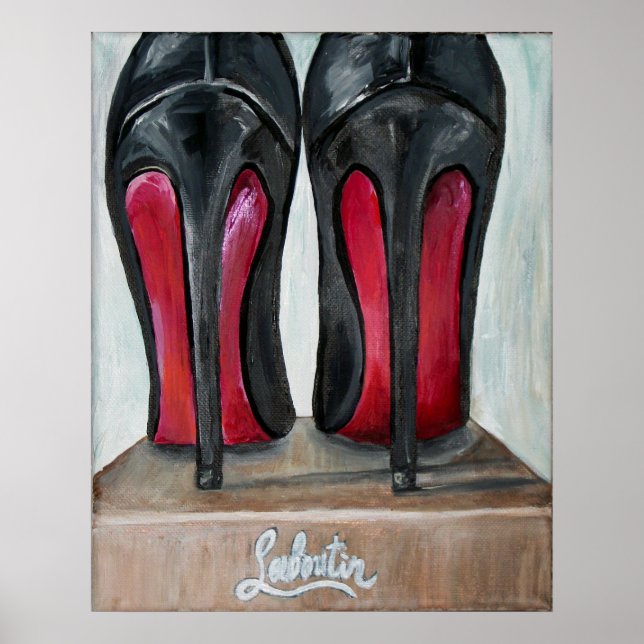 Louboutin Red Bottom Heels Poster Art (Front)