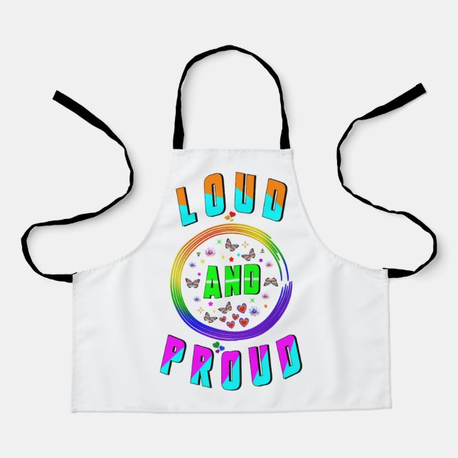 Loud And Proud Apron (Front)