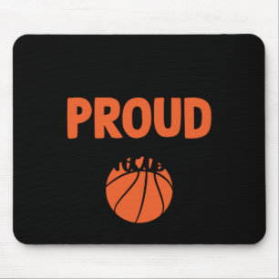 Loud And Proud Basketball Mum - Funny Quotes Mouse Pad
