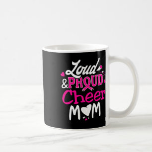 Loud And Proud Cheer Mum Breast Cancer Awareness Coffee Mug