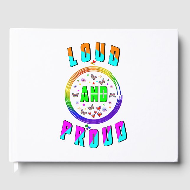 Loud And Proud Guest Book (Front)