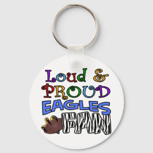 Loud Eagles Fan Key Ring
