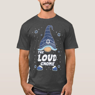 Loud Gnome Funny Hanukkah Family Matching T-Shirt