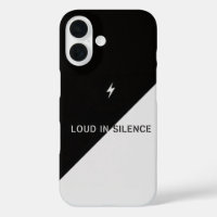 Loud in Silence – Black & White Bold Statement Pho