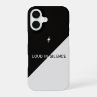 Loud in Silence – Black & White Bold Statement Pho