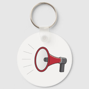Loud Megaphone Key Ring