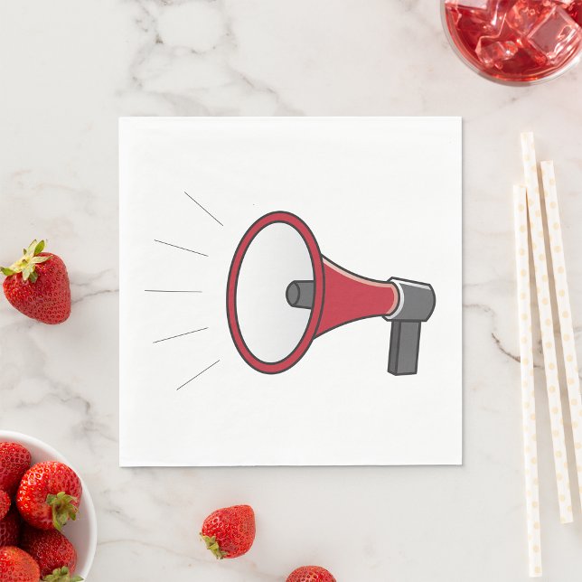 Loud Megaphone Napkin (Creator Uploaded)