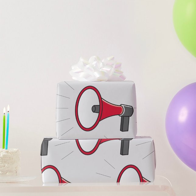 Loud Megaphone Wrapping Paper (Creator Uploaded)