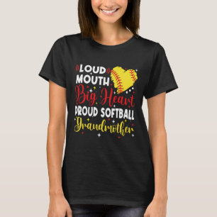 Loud Mouth Big Heart Proud Softll Grandmother Moth T-Shirt