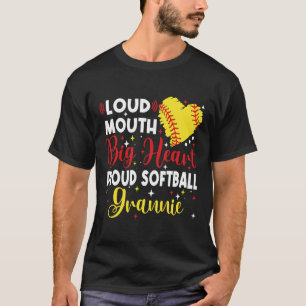 Loud Mouth Big Heart Proud Softll Grannie Mother's T-Shirt