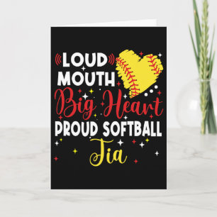 Loud Mouth Big Heart Proud Softll Tia Mother's Day Card