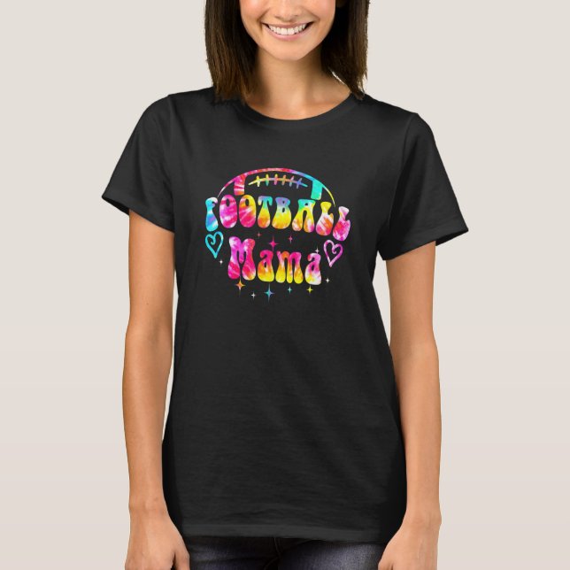 Loud & Proud Football Mama Game Day Vibes Senior F T-Shirt (Front)