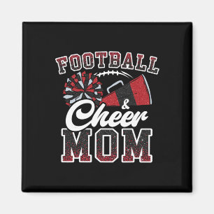 Loud Proud Footll And Cheer Mum Cheerleader Mum Ma Magnet