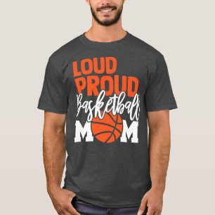 Loud Proud Mum Basketball Mother Premium  T-Shirt
