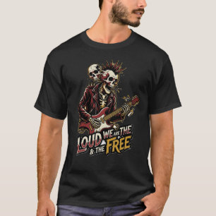 Loud Souls Unchained T-Shirt – Rock Skull Guitar