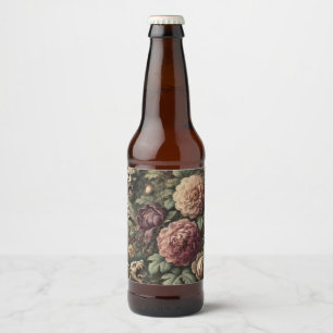 Louder than Blooms – Gothic Victorian Beer Bottle Label