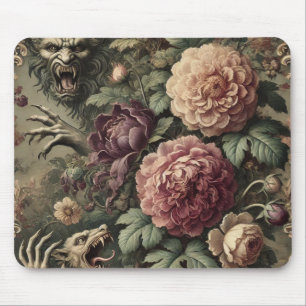Louder than Blooms – Gothic Victorian Mouse Pad