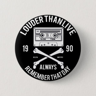 Louder Than Life Always Remember That Day  Music 6 Cm Round Badge