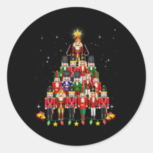 Loudest Nutcracker Group Matching Family Holiday F Classic Round Sticker