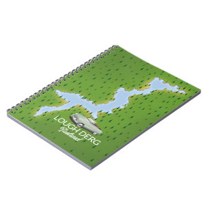 Lough Derg Ireland map Notebook