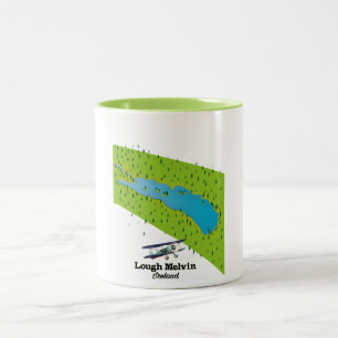 Lough Melvin Ireland Two-Tone Coffee Mug
