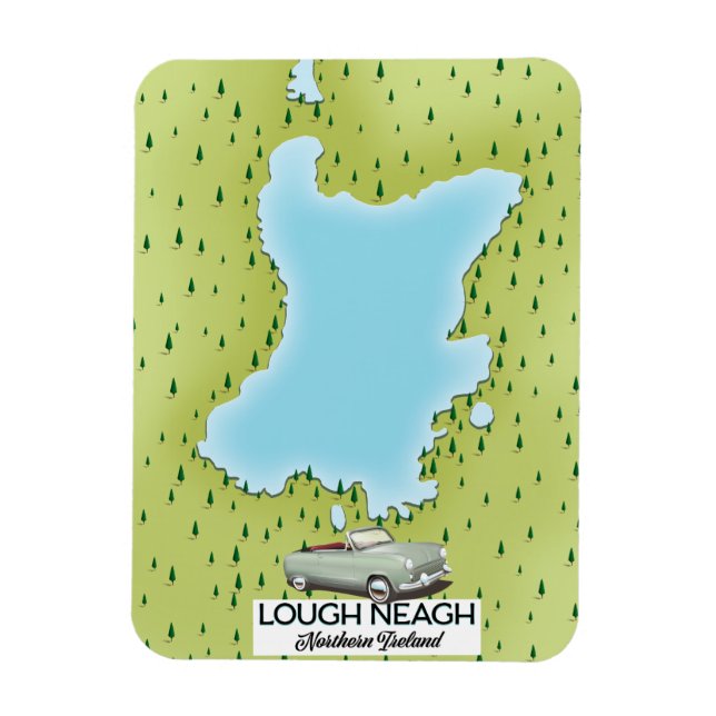 Lough Neagh Northern Ireland Magnet (Vertical)