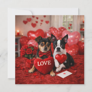 Louie & Luna Wish You a Happy Valentine's Day 11 Card