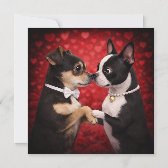 Louie & Luna Wish You a Happy Valentine's Day 9 Card (Front)
