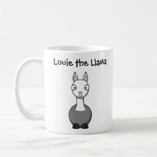 Louie the Llama Custom Cartoon Children's Mug