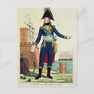 Louis-Antoine de Bourbon  Duke of Angouleme Postcard
