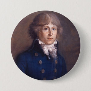 Louis Antoine Saint-Just button