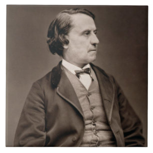 Louis Blanc (1813-82), from 'Galerie Contemporaine Ceramic Tile