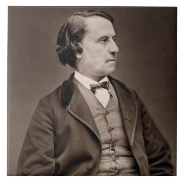 Louis Blanc (1813-82), from 'Galerie Contemporaine Ceramic Tile (Front)