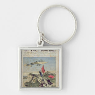 Louis Bleriot landing at Dover Key Ring