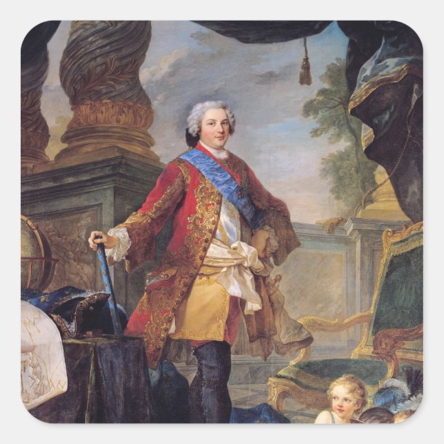 Louis  Dauphin of France Square Sticker (Front)