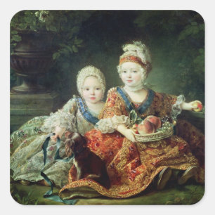 Louis de France duc de Berry and Louis de Square Sticker