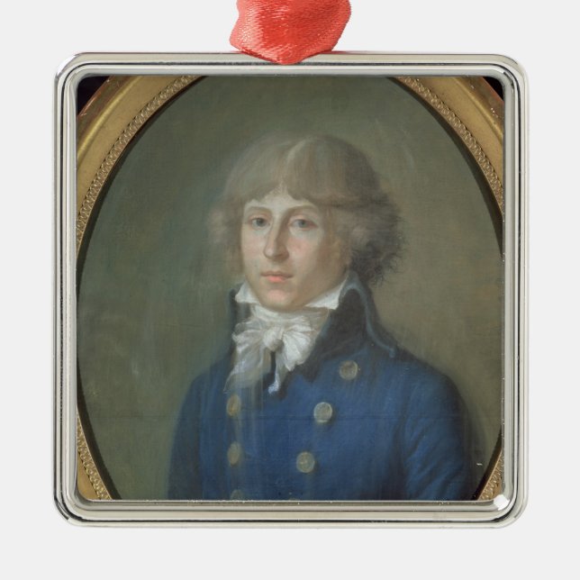Louis de Saint-Just Metal Tree Decoration (Front)