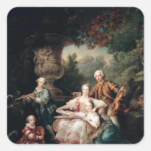 Louis du Bouchet  Marquis de Sourches Square Sticker