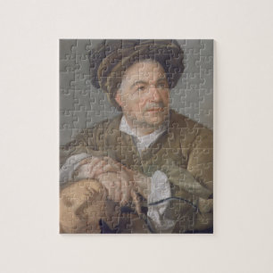 Louis Francois Roubiliac (1702-62) (pastel on pape Jigsaw Puzzle
