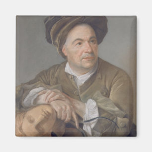 Louis Francois Roubiliac (1702-62) (pastel on pape Magnet