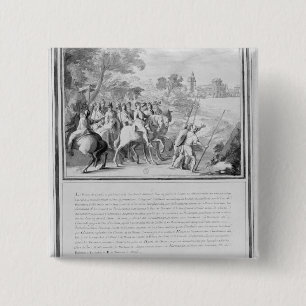 Louis II de Bourbon  Prince of Conde with 15 Cm Square Badge