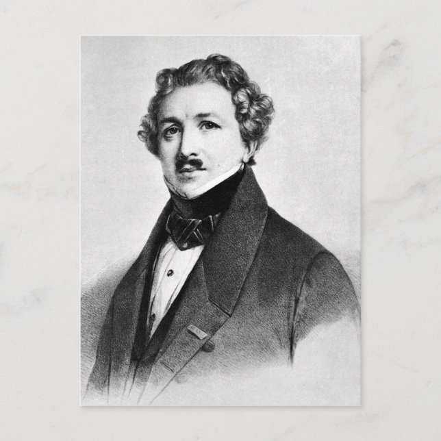Louis Jacques Mande Daguerre Postcard (Front)
