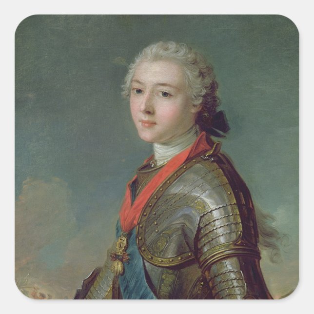 Louis Jean Marie de Bourbon Square Sticker (Front)
